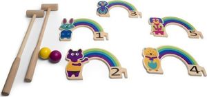 BS Toys , Drewniany krykiet Tęcza 2