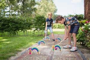 BS Toys , Drewniany krykiet Tęcza 4