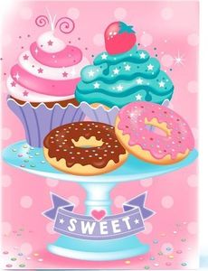 Box Candiy , zestaw artystyczny brokat Ciasteczka 4