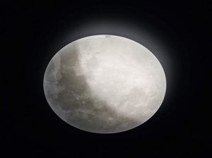 Lampa sufitowa lampa sufitowa Lunar60 x 12 cm akrylowa szara 2-częściowa 3