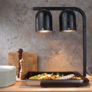 Hendi Lampa grzewcza do podgrzewania frytek potraw czarna 500 W - 273913 Lampa grzewcza do podgrzewania frytek potraw czarna 500 W - 273913 2
