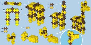 Plus Plus Plus-Plus, Mini Tuba Żyrafa - 100 szt 6