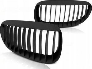 Grill, nerki BMW E63/E64 02-10 atrapa BLACK Matowe 1