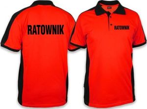 North Wind + medical Koszulka Polo RATOWNIK męska FLUO 1