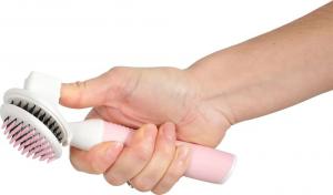 Zolux ANAH Miękka szczotka z wysuwanymi igłami dla kotów mała 4