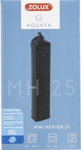 Zolux AQUAYA Mini Heater - grzałka do akw. 10-25 l kol. czarny 1