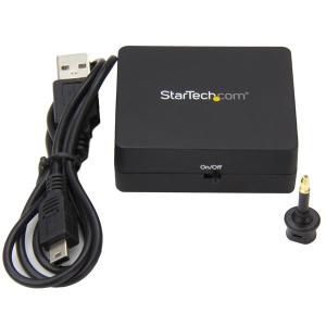 Adapter AV StarTech HDMI - HDMI + Jack 3.5mm czarny (HD2A) 3