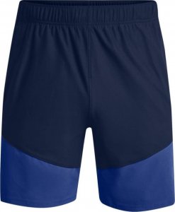 Under Armour Under Armour Knit Woven Hybrid Shorts 1366167-408 Granatowe L 4