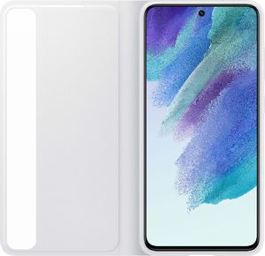 Samsung Etui Samsung EF-ZG990CWEGEE S21 FE 5G G990 biały/white Clear View Cover 3