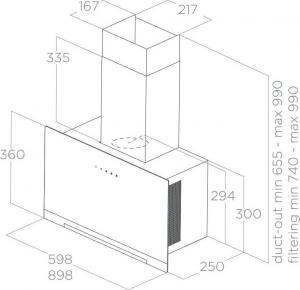 Okap Elica Aplomb BL/A/90 4