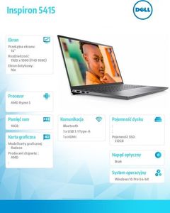 Laptop Dell Inspiron 5415 (5415-7585) 6
