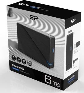 Dysk zewnętrzny HDD Silicon Power Stream S07 6TB Czarny (SP060TBEHDS07C3K) 4
