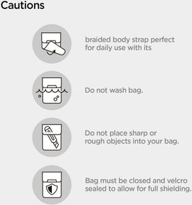 Spigen Klatka Faradaya Spigen Pouch Keyless RFID Signal Blocker Black 11