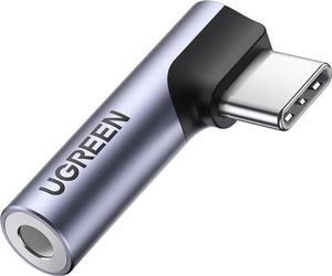 Adapter USB Ugreen AV154 USB-C - Jack 3.5mm Srebrny  (UGR1106) 1