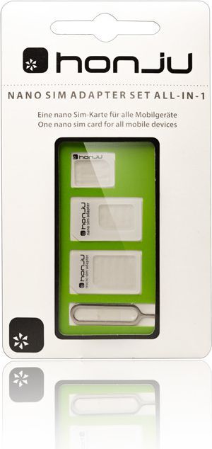 honju Adapter kart SIM, microSIM, nanoSIM (HSA01) 2