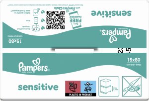 Pampers Chusteczki nawilżane Sensitive 30x80szt. 5