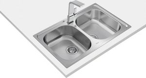 Zlewozmywak Teka Universe 80 T-XM 2B Stal szlachetna mikrotekstura (115040011) 2