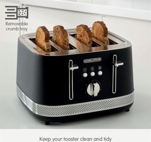 Toster Morphy Richards Toster Morphy Richards Illumination czarny 4 kromki 3