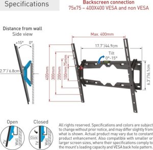 Barkan Uchwyt ścienny E310+ 29'' - 65'' 5