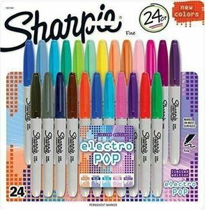 Sharpie Sharpie-zestaw markerów Fine Electro 24 szt 1
