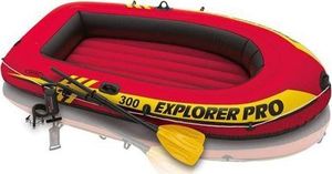 Intex Intex Explorer Pro 300 Set Inflatable Boat With Oars and Pump Red/Yellow 1