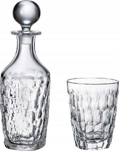 Bohemia ZESTAW WHISKY KARAFKA SZKLANKI BOHEMIA MARBLE 1+6 1