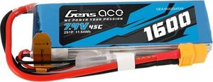 Gens Ace Akumulator GensAce LiPo 1600mAh 7.4V 45C 2S1P XT60 1