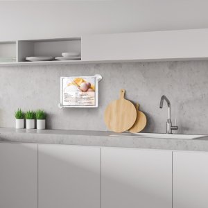 Uchwyt Barkan  do tabletu 7-14" obrotowy 360 ścienny biały 5