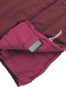 Outwell Champ Śpiwór dziecięcy Deep Red, 150x70 cm 2