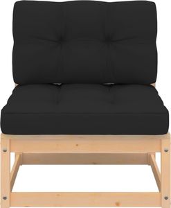 vidaXL vidaXL 8-cz. zestaw wypoczynkowy do ogrodu, z poduszkami, lita sosna 5