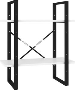 vidaXL 5-poziomowy regał na książki, biały, 60x30x175cm, płyta wiórowa 4