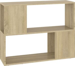 vidaXL Szafka pod TV, dąb sonoma, 80x24x63 cm, płyta wiórowa 2
