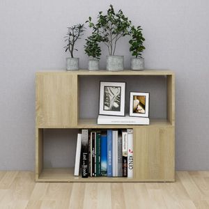 vidaXL Szafka pod TV, dąb sonoma, 80x24x63 cm, płyta wiórowa 3