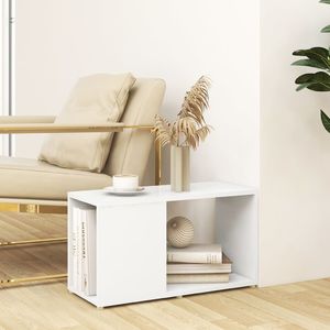 vidaXL vidaXL Szafka pod TV, biała, 60x24x32 cm, płyta wiórowa 2