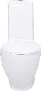 Zestaw kompaktowy WC vidaXL 66 cm biały (3059888) 4