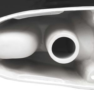 Zestaw kompaktowy WC vidaXL 66 cm czarny (3059889) 8