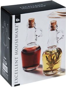 Excellent Houseware Butelka na oliwę ocet maggi dozownik zestaw 2 sztuki 5