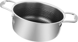 NAVA Garnek stalowy z powłoką nieprzywierającą premium COOKCELL ORION 20 cm 2,75 l 1