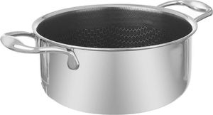 NAVA Garnek stalowy z powłoką nieprzywierającą premium COOKCELL ORION 20 cm 2,75 l 2