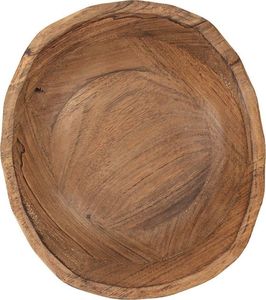 Qualy Miska drewniana mango na owoce i warzywa misa do serwowania dań sałatek dekoracyjna 30x27,5 cm 1,6 l 3