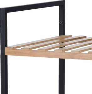 Bathroom Solutions Regał łazienkowy 3-poziomowy, półka, szafka, bambus 2