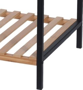 Bathroom Solutions Regał łazienkowy 3-poziomowy, półka, szafka, bambus 3