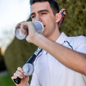 Butelka na wodę szara 3