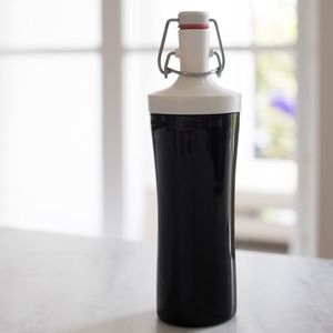 Butelka z korkiem czarna 425 ml 2