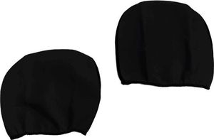 Labo Bawełniane pokrowce na zagłówki 2 szt. (czarne) 2