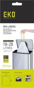 EKO EKO Worki na śmieci F1, 18-28 L, 24x20 szt., białe 2