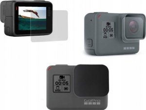 Xrec Dekielek + Osłona / Szkło Na Obiektyw I Ekran Lcd Do Gopro Hero 7 6 5 Black 1