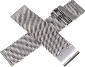 Tekla Bransoleta stalowa do zegarka 24 mm Tekla BG1.24 Silver 4