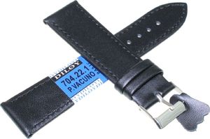 Diloy Skórzany pasek do zegarka 22 mm Diloy 704.22.1 3