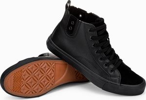 Ombre Trampki męskie sneakersy T382 - czarne 45 3